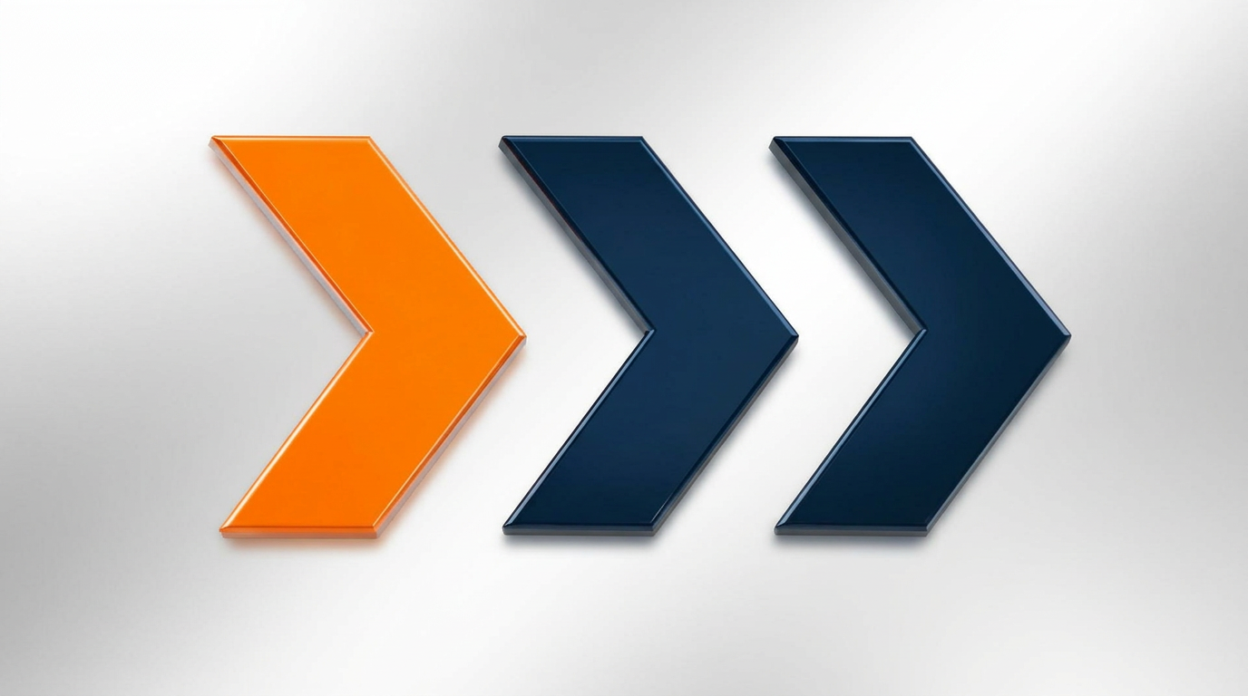 The Courier Source logo chevron mark